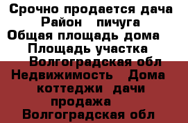 Срочно продается дача › Район ­ пичуга › Общая площадь дома ­ 36 › Площадь участка ­ 800 - Волгоградская обл. Недвижимость » Дома, коттеджи, дачи продажа   . Волгоградская обл.